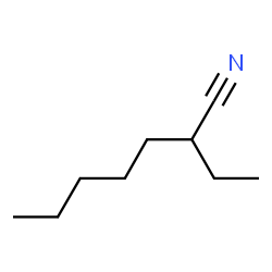 ChemSpider 2D Image | 2-Ethylheptanenitrile | C9H17N