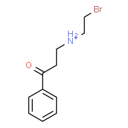 ChemSpider 2D Image | N-(2-Bromoethyl)-3-oxo-3-phenyl-1-propanaminium | C11H15BrNO