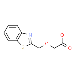 ChemSpider 2D Image | (1,3-Benzothiazol-2-ylmethoxy)acetic acid | C10H9NO3S