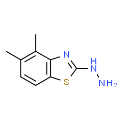 ChemSpider 2D Image | 2-Hydrazino-4,5-dimethyl-1,3-benzothiazole | C9H11N3S