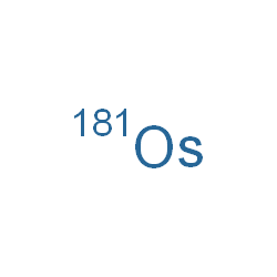ChemSpider 2D Image | (~181~Os)Osmium | 181Os