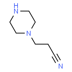 ChemSpider 2D Image | 3-Piperazinopropionitrile | C7H13N3