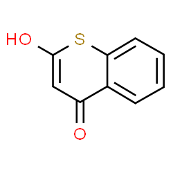 ChemSpider 2D Image | 2-Hydroxy-4H-thiochromen-4-one | C9H6O2S