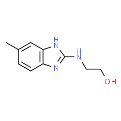 ChemSpider 2D Image | 2-(5-Methyl-1H-benzoimidazol-2-ylamino)-ethanol | C10H13N3O