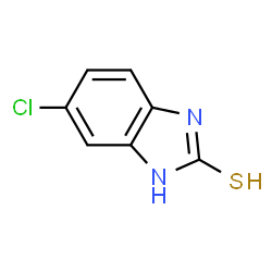 ChemSpider 2D Image | 5-chlorobenzimidazole-2-thiol | C7H5ClN2S