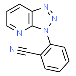 ChemSpider 2D Image | 2-(3H-[1,2,3]Triazolo[4,5-b]pyridin-3-yl)benzonitrile | C12H7N5