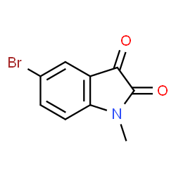 ChemSpider 2D Image | 5-Bromo-1-methylisatin | C9H6BrNO2