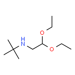 ChemSpider 2D Image | N-(2,2-Diethoxyethyl)-2-methyl-2-propanamine | C10H23NO2