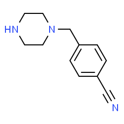 ChemSpider 2D Image | 1-(4-Cyano-benzyl)piperazine | C12H15N3