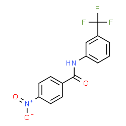 ChemSpider 2D Image | 4-Nitro-N-(3-(trifluoromethyl)phenyl)benzamide | C14H9F3N2O3