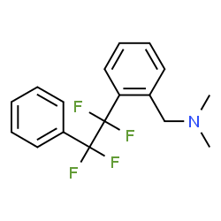 ChemSpider 2D Image | N,N-Dimethyl-1-[2-(1,1,2,2-tetrafluoro-2-phenylethyl)phenyl]methanamine | C17H17F4N