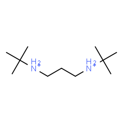 ChemSpider 2D Image | N,N'-Bis(2-methyl-2-propanyl)-1,3-propanediaminium | C11H28N2