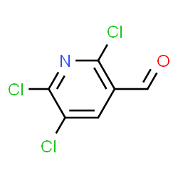ChemSpider 2D Image | 2,5,6-Trichloronicotinaldehyde | C6H2Cl3NO