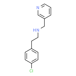 ChemSpider 2D Image | 2-(4-Chlorophenyl)-N-(3-pyridinylmethyl)ethanamine | C14H15ClN2
