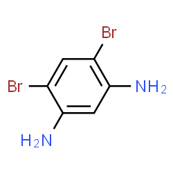 ChemSpider 2D Image | 4,6-Dibromo-1,3-benzenediamine | C6H6Br2N2