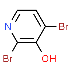 ChemSpider 2D Image | 2,4-Dibromo-3-pyridinol | C5H3Br2NO