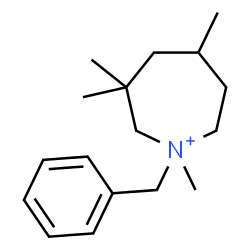ChemSpider 2D Image | 1-Benzyl-1,3,3,5-tetramethylazepanium | C17H28N