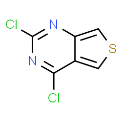 ChemSpider 2D Image | 2,4-Dichlorothieno[3,4-d]pyrimidine | C6H2Cl2N2S