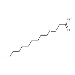ChemSpider 2D Image | (3E,5E)-3,5-Tetradecadienoate | C14H23O2