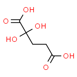 ChemSpider 2D Image | 2,2-Dihydroxypentanedioic acid | C5H8O6