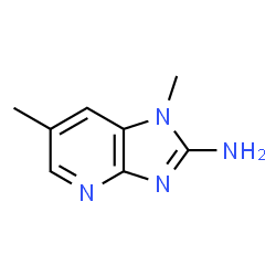 ChemSpider 2D Image | 2-Amino-1,6-dimethylimidazo[4,5-b]pyridine | C8H10N4