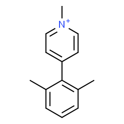 ChemSpider 2D Image | 4-(2,6-Dimethylphenyl)-1-methylpyridinium | C14H16N