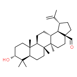 ChemSpider 2D Image | 3-epi-Betulinic aldehyde | C30H48O2