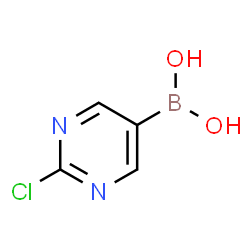 ChemSpider 2D Image | (2-Chloro-5-pyrimidinyl)boronic acid | C4H4BClN2O2