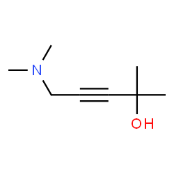 ChemSpider 2D Image | 5-Dimethylamino-2-methyl-3-pentyn-2-ol | C8H15NO