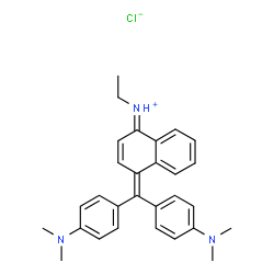 ChemSpider 2D Image | Basic Blue 11 | C29H32ClN3