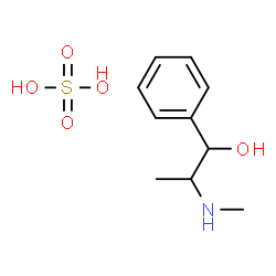 ChemSpider 2D Image | RACEPHEDRINE SULFATE | C10H17NO5S