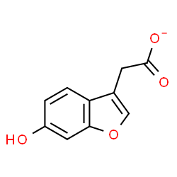 ChemSpider 2D Image | (6-Hydroxy-1-benzofuran-3-yl)acetate | C10H7O4