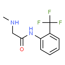 ChemSpider 2D Image | N~2~-Methyl-N-[2-(trifluoromethyl)phenyl]glycinamide | C10H11F3N2O