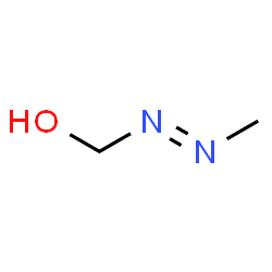 ChemSpider 2D Image | [(E)-Methyldiazenyl]methanol | C2H6N2O