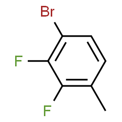 ChemSpider 2D Image | 1-Bromo-2,3-difluoro-4-methylbenzene | C7H5BrF2