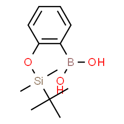 ChemSpider 2D Image | (2-((tert-Butyldimethylsilyl)oxy)phenyl)boronic acid | C12H21BO3Si