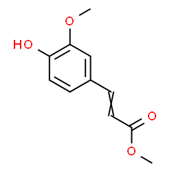 ChemSpider 2D Image | E/Z-Methyl ferulate | C11H12O4