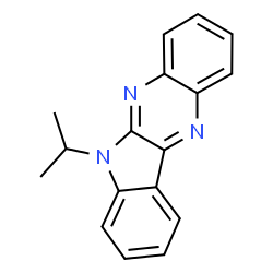ChemSpider 2D Image | 6-Isopropyl-6H-indolo[2,3-b]quinoxaline | C17H15N3