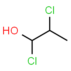 ChemSpider 2D Image | 1,2-Dichloropropanol | C3H6Cl2O