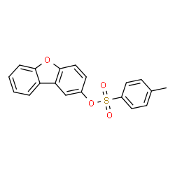ChemSpider 2D Image | Dibenzo[b,d]furan-2-yl 4-methylbenzenesulfonate | C19H14O4S