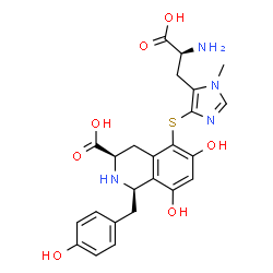 ChemSpider 2D Image | imbricatine | C24H26N4O7S