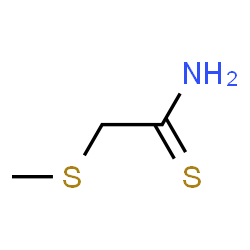 ChemSpider 2D Image | 2-(Methylsulfanyl)ethanethioamide | C3H7NS2