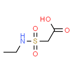 ChemSpider 2D Image | (Ethylsulfamoyl)acetic acid | C4H9NO4S