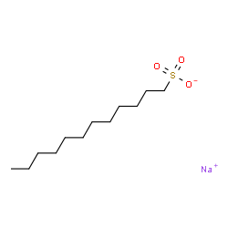 ChemSpider 2D Image | Sodium laurylsulfonate | C12H25NaO3S