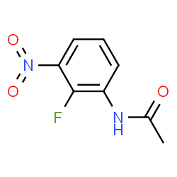 ChemSpider 2D Image | N-(2-Fluoro-3-nitrophenyl)acetamide | C8H7FN2O3