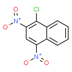 ChemSpider 2D Image | 1-Chloro-2,4-dinitronaphthalene | C10H5ClN2O4