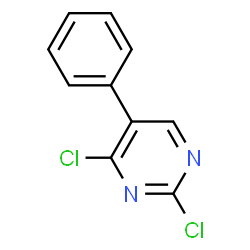 ChemSpider 2D Image | 2,4-Dichloro-5-phenylpyrimidine | C10H6Cl2N2