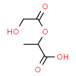 ChemSpider 2D Image | 2-(Glycoloyloxy)propanoic acid | C5H8O5