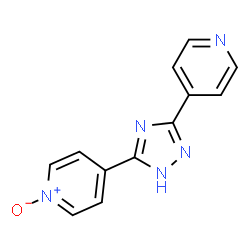 ChemSpider 2D Image | 4-[3-(4-Pyridinyl)-1H-1,2,4-triazol-5-yl]pyridine 1-oxide | C12H9N5O