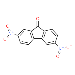 ChemSpider 2D Image | 2,6-dinitro-9-fluorenone | C13H6N2O5